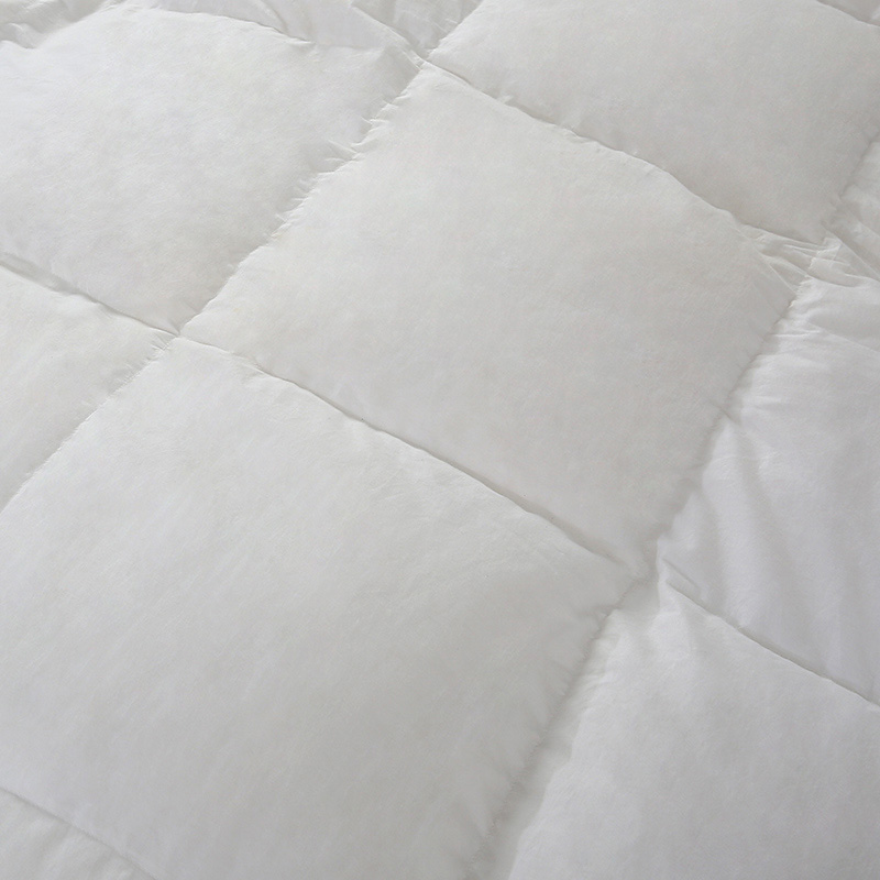 white macrofiber duvet