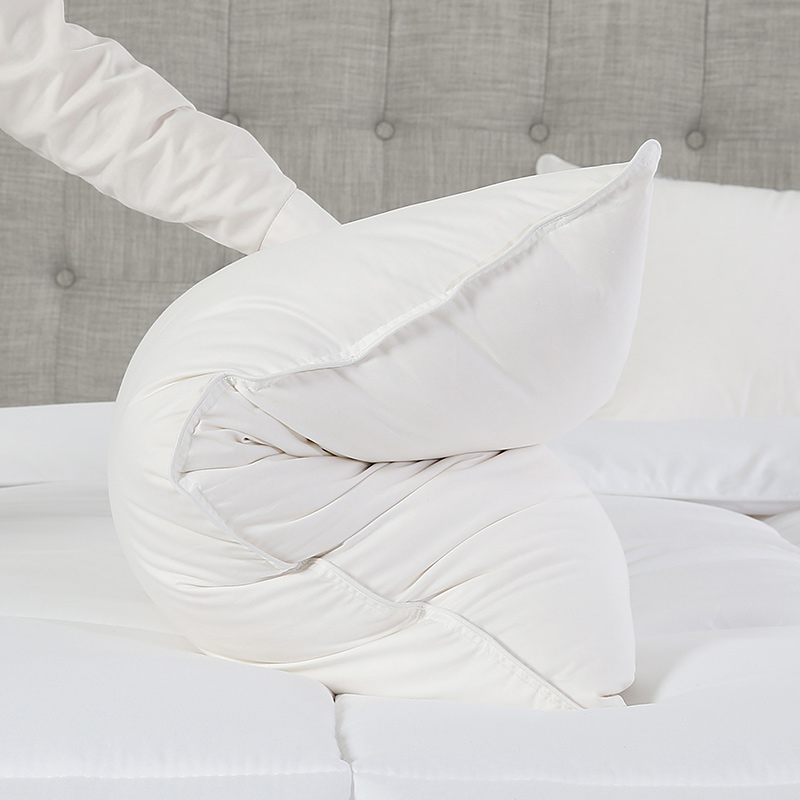 fluffy airbnb soft pillows