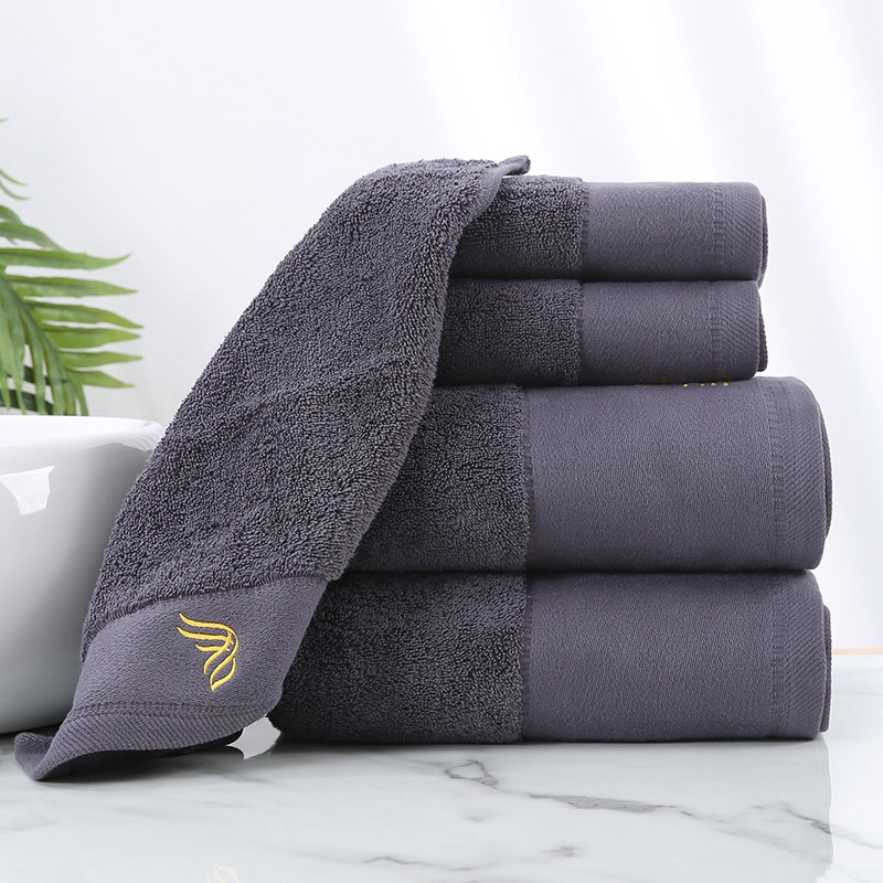 dark gray towel sets