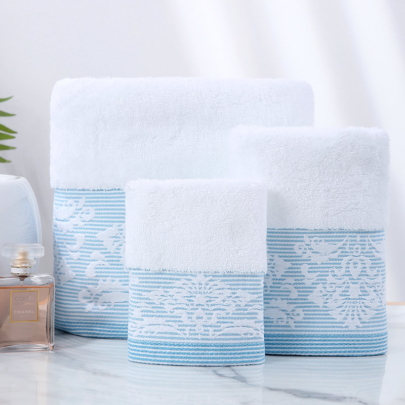 blue towel sets