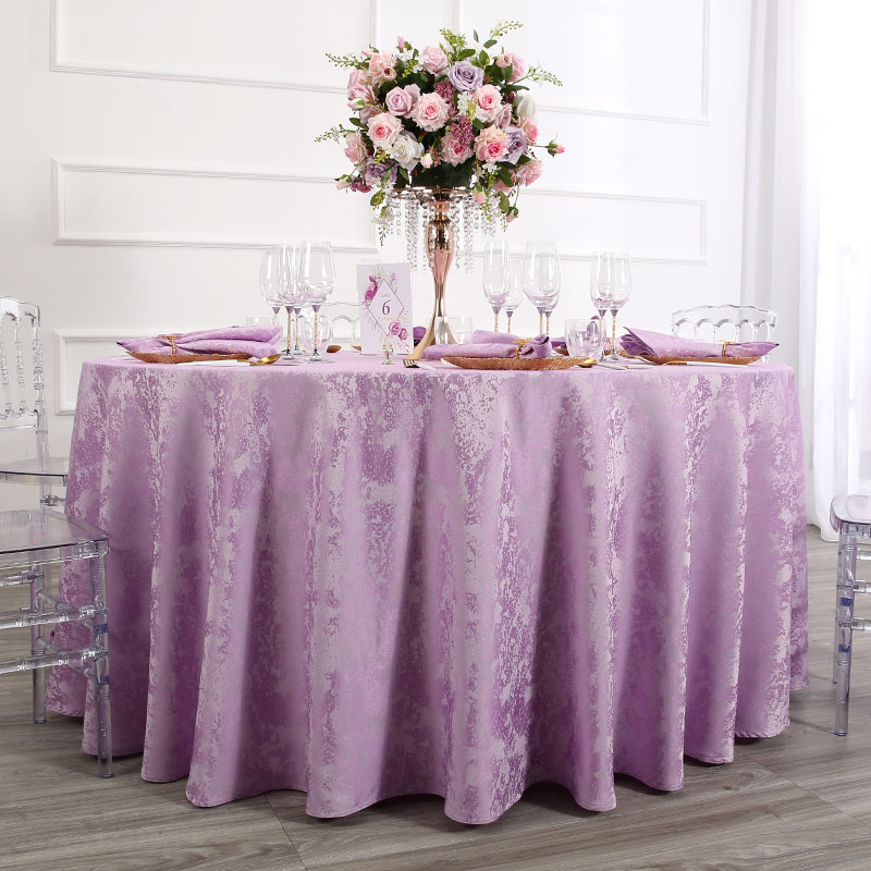 pink table cloth 