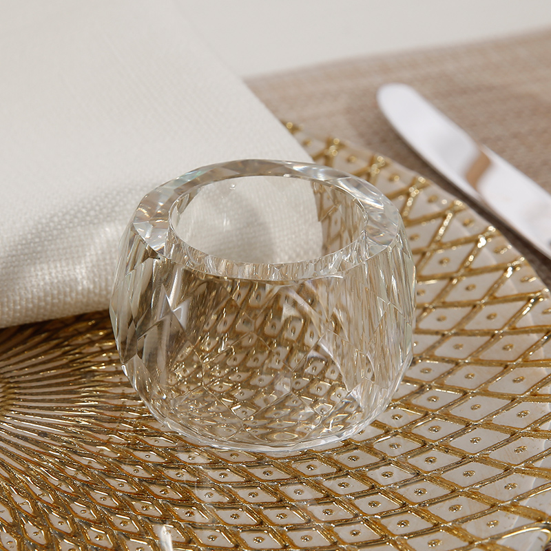 banquet transparent napkin ring