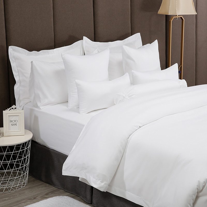 white polyester comforter set