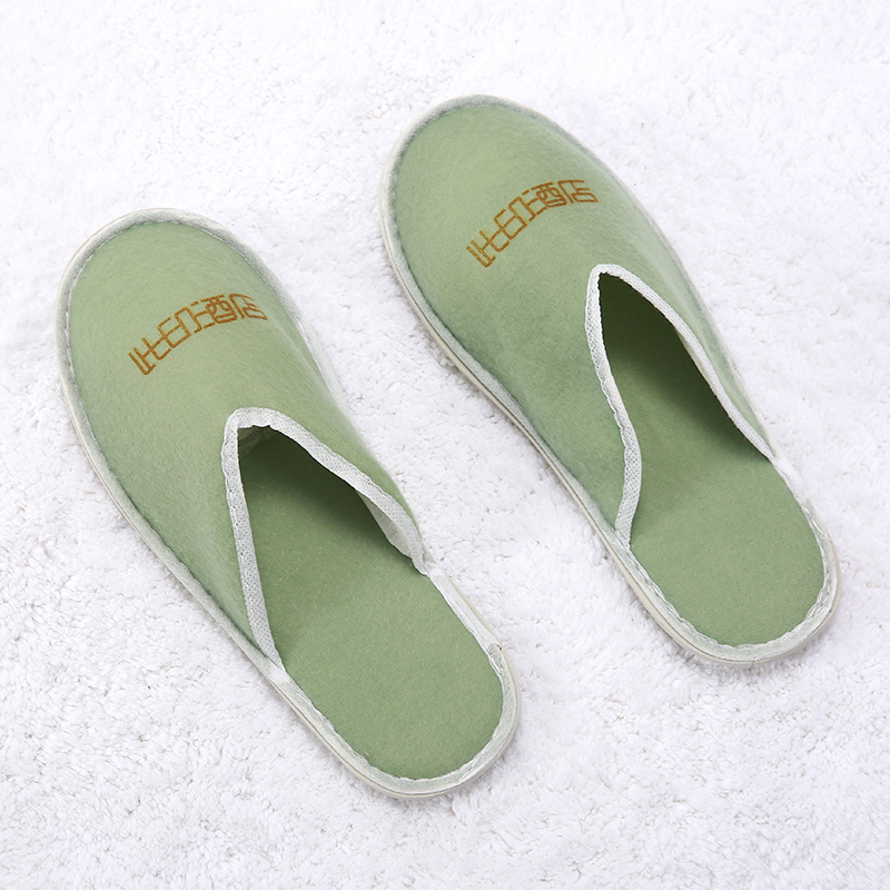 Green Disposable Slippers Spa Slippers