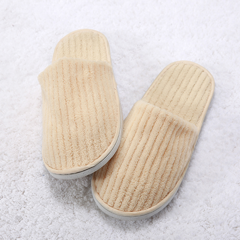 Thick Soft Cotton Velvet Washable House Slippers 