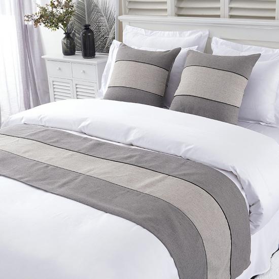 European Style Luxury Modern Smooth Bed Runner Scarf