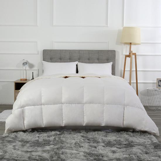 Luxurious All-Season Goose Down Comforter Queen Size Duvet Insert