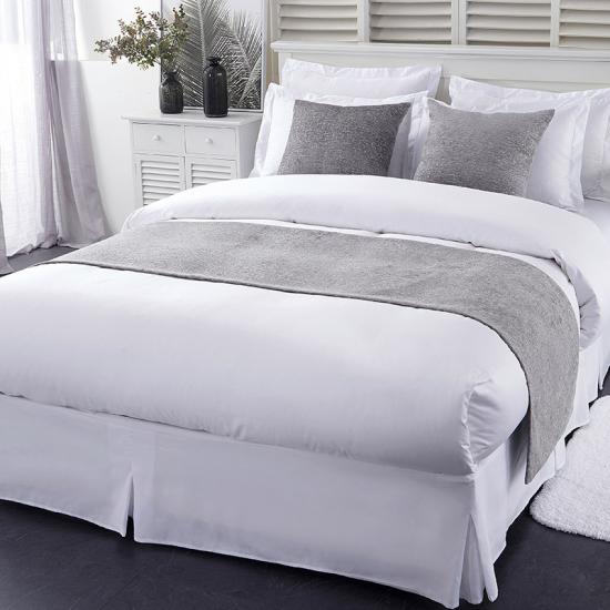 Soft Bed Runner Bedding Scarf Protection for Bedroom Hotel Wedding Room