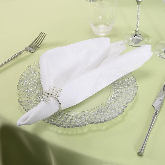 High Durable 100% Cotton White Customizable Restaurant Dinner Napkin