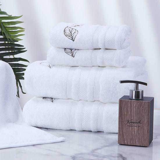 American Soft Linen White Bath Towel Set