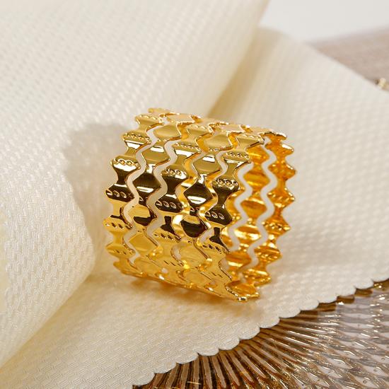 Eye-catching Gold Plated Table Setting Napkin Ring