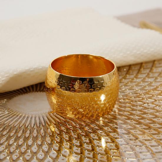 Sparkling Round Chic Hammered Napkin Holder