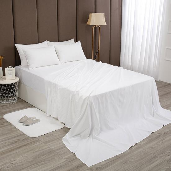 California Design Den 400 Thread Count 100% Cotton Hotel Flat Sheet