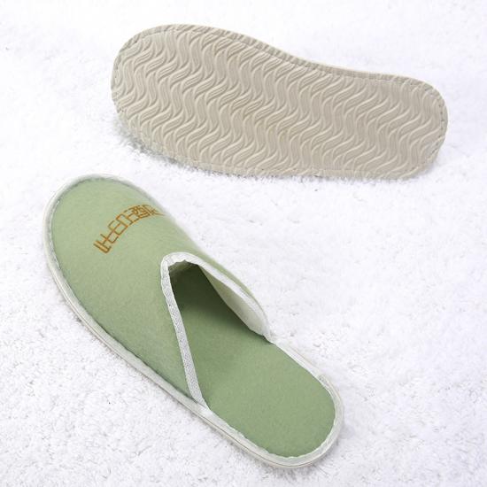 Closed Toe Non Slip Disposable Hotel Slippers for Men and Wowen