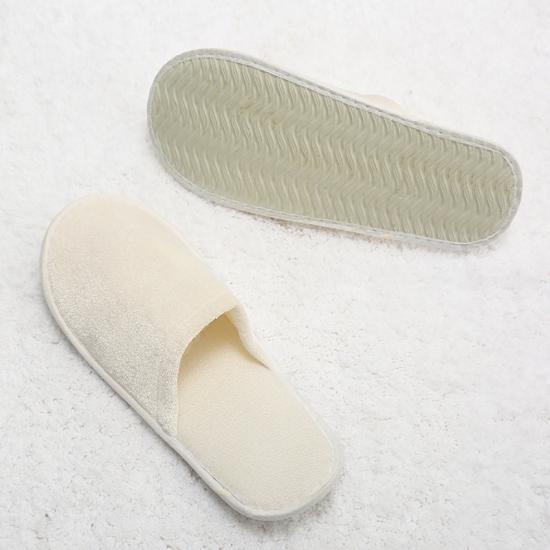 Velvet Open Toe Spa Slippers for Women and Men