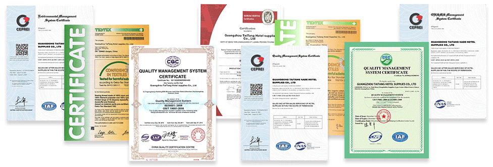 Our certificates